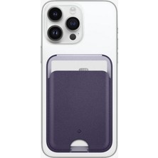 Spigen Caseology iPhone için MagSafe özellikli Kartlı Manyetik Cüzdan Nano Pop Grape Purple - AFA05980