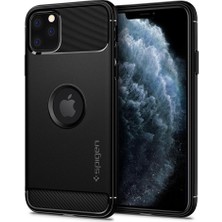 Spigen iPhone 11 Pro Max Kılıf Rugged Armor Matte Black - 075CS27133