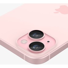 Spigen iPhone 15 / 15 Plus / 14 / 14 Plus Kamera Lens Camı Koruyucu Glas.tR EZ Fit Optik Pro (2 Adet) Pink - AGL07167