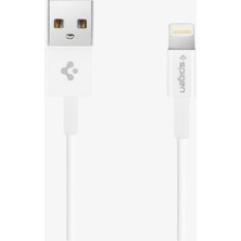 Spigen Essential Lightning to USB-A (1 Metre) Şarj/Data Kablosu MFI Lisanslı C10LS White - SGP11575