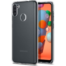 Spigen Galaxy M11 / Galaxy A11 Kılıf Liquid Crystal 4 Tarafı Tam Koruma Crystal Clear - ACS00856