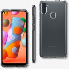 Spigen Galaxy M11 / Galaxy A11 Kılıf Liquid Crystal 4 Tarafı Tam Koruma Crystal Clear - ACS00856