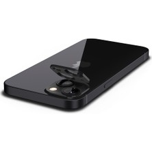 Spigen iPhone 13 / iPhone 13 Mini Kamera Lens Camı Koruyucu Glas.tR Optik (2 Adet) Black - AGL03395