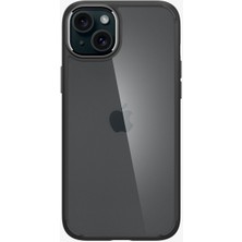 Spigen iPhone 15 Plus Kılıf Ultra Hybrid Matte Black - ACS06657