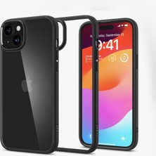 Spigen iPhone 15 Plus Kılıf Ultra Hybrid Matte Black - ACS06657