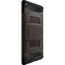 Spigen iPad 10.2" 9.Nesil (2021) / 8.Nesil (2020) / 7.Nesil (2019) Kılıf Tough Armor TECH Gunmetal - ACS00378