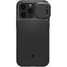 Spigen iPhone 15 Pro Kılıf Optik Armor MagFit MagSafe özellikli Black v2 - ACS07184