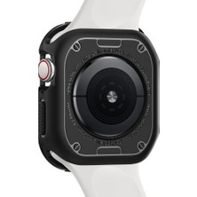 Spigen Apple Watch 41mm/40mm (Seri 9/8/SE2/7/6/SE/5/4) Kılıf Rugged Armor Black - 061CS24480