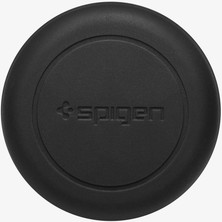 Spigen Air Vent Manyetik Araç içi Telefon Tutucu + 2 Adet Manyetik Plaka (Tüm Cihazlarla Uyumlu Araç Tutacağı) Kuel A200 Black - SGP11583