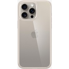 Spigen iPhone 15 Pro Kılıf Ultra Hybrid Natural Titanium - ACS07214