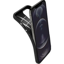 Spigen iPhone 12 Pro Max Kılıf Liquid Air Matte Black - ACS01617