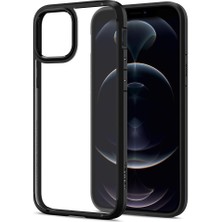 Spigen iPhone 12 / iPhone 12 Pro Kılıf Ultra Hybrid Matte Black - ACS01703