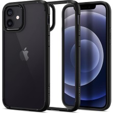 Spigen iPhone 12 / iPhone 12 Pro Kılıf Ultra Hybrid Matte Black - ACS01703