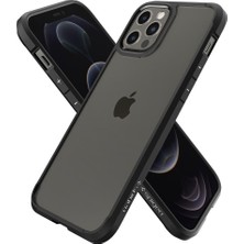 Spigen iPhone 12 / iPhone 12 Pro Kılıf Ultra Hybrid Matte Black - ACS01703