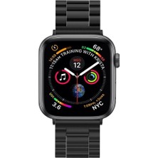 Spigen Apple Watch 49mm Ultra 2/1 - 46mm Seri 10 - 45mm Seri 9/8/7 - 44mm Seri SE2/SE/6/5/4 Kordon Kayış Band Modern Fit Black - 062MP25403