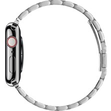 Spigen Apple Watch 49mm Ultra 2/1 - 46mm Seri 10 - 45mm Seri 9/8/7 - 44mm Seri SE2/SE/6/5/4 Kordon Kayış Band Modern Fit Silver - 062MP25404