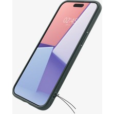 Spigen iPhone 15 Pro Kılıf Liquid Air Abyss Green - ACS06706