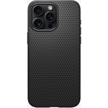 Spigen iPhone 15 Pro Kılıf Liquid Air Matte Black - ACS06704