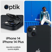 Spigen iPhone 14 / 14 Plus Kamera Lens Camı Koruyucu Glas.tR Optik (2 Adet) Crystal Clear - AGL05229