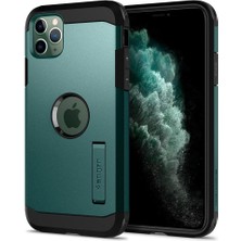 Spigen iPhone 11 Pro Max Kılıf Tough Armor XP Midnight Green - ACS00414