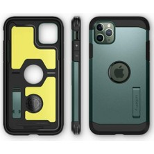 Spigen iPhone 11 Pro Max Kılıf Tough Armor XP Midnight Green - ACS00414