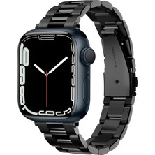 Spigen Apple Watch 42mm Seri 10 - 41mm Seri 9/8/7 - 40mm Seri SE2/SE/6/5/4 Kordon Kayış Band Modern Fit Black - AMP04803