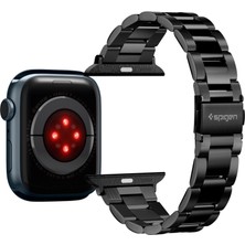 Spigen Apple Watch 42mm Seri 10 - 41mm Seri 9/8/7 - 40mm Seri SE2/SE/6/5/4 Kordon Kayış Band Modern Fit Black - AMP04803