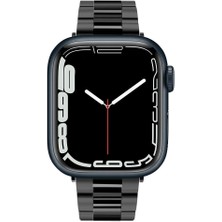 Spigen Apple Watch 42mm Seri 10 - 41mm Seri 9/8/7 - 40mm Seri SE2/SE/6/5/4 Kordon Kayış Band Modern Fit Black - AMP04803