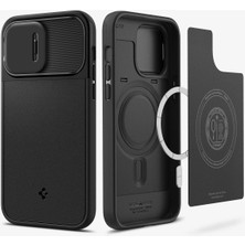 Spigen iPhone 14 Pro Max Kılıf Optik Armor MagFit MagSafe özellikli Black - ACS04848