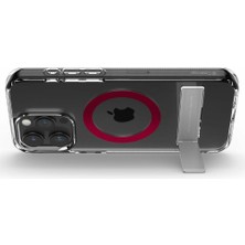 Spigen Caseology iPhone 15 Pro Kılıf Capella Mag MagSafe özellikli Kickstand Clear Red - ACS07090