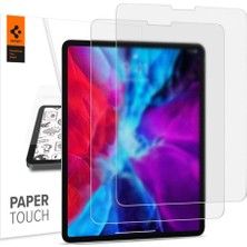 Spigen iPad Pro 12.9'' (2022 / 2021 / 2020 / 2018) Defter Kağıt Hissiyatlı Ekran Koruyucu Paper Touch (2 Adet) - AFL02196