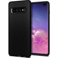 Spigen Galaxy S10 Plus Kılıf Liquid Air Matte Black - 606CS25764