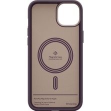 Spigen Caseology iPhone 15 Plus Kılıf Nano Pop Mag MagSafe özellikli Burgundy Bean - ACS06681