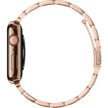 Spigen Apple Watch 42mm Seri 10 - 41mm Seri 9/8/7 - 40mm Seri SE2/SE/6/5/4 Kordon Kayış Band Modern Fit Rose Gold - 061MP25944