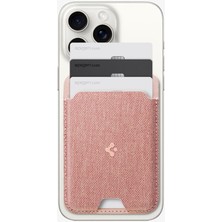 Spigen MagFit iPhone için MagSafe özellikli 3 Kartlı Manyetik Cüzdan Urban Fit Wallet Rose Gold - AFA07424