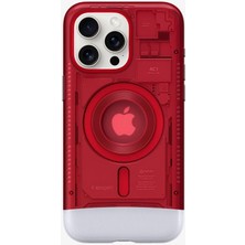 Spigen iPhone 15 Pro Max Kılıf Classic C1 iMac G3 Design MagFit MagSafe özellikli Ruby - ACS06609