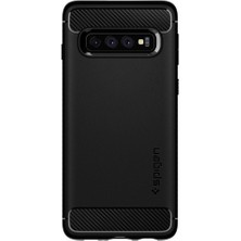 Spigen Galaxy S10 Plus Kılıf Rugged Armor Matte Black - 606CS25765