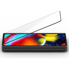 Spigen Galaxy Z Fold 3 Cam Ekran Koruyucu Glas.tR Full Cover (1 Adet) + Hinge Film (1 Adet) Black - AGL03732