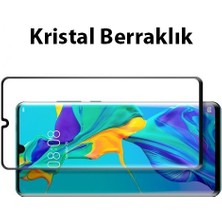 Spigen Huawei P30 Pro Kavisli Cam Ekran Koruyucu Tam Kaplayan Glas.tR Slim Full Cover Black - L37GL25745