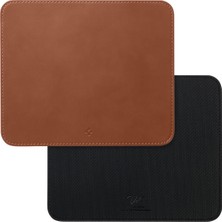 Spigen Regnum LD301 Orta Boy 25 x 21 cm Mouse Pad (Velo Vegan Leather Technology) Black - APP04760