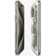 Spigen iPhone 15 Pro Max Kılıf Ultra Hybrid Zero One MagFit MagSafe özellikli Natural Titanium - ACS07211