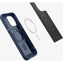 Spigen iPhone 15 / iPhone 14 / iPhone 13 Kılıf Mag Armor MagFit MagSafe özellikli Navy Blue - ACS06816