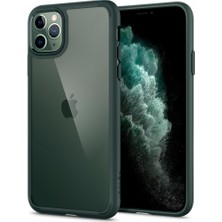 Spigen iPhone 11 Pro Max Kılıf Ultra Hybrid Midnight Green - ACS00411