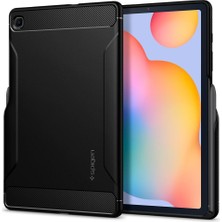 Spigen Galaxy Tab S6 Lite Kılıf Rugged Armor Black - ACS01284