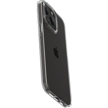 Spigen iPhone 15 Pro Max Kılıf Liquid Crystal 4 Tarafı Tam Koruma Crystal Clear - ACS06557