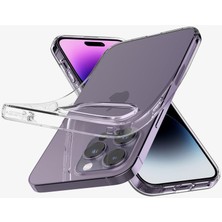 Spigen iPhone 14 Pro Kılıf Liquid Crystal 4 Tarafı Tam Koruma Crystal Clear - ACS04953