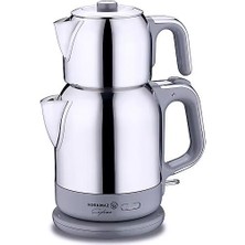 Korkmaz Çaytema Elektrikli Çay Makinesi Çelik/gri Renk