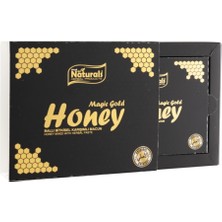 Naturals Magic Gold Honey (12 Servis)  Ballı Pekmezli Ginseng Karışımlı En Doğal Bitkisel Maksimum Enerji Macunu