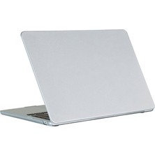 MobaxAksesuar Apple Macbook Air 15" 2024 M3 M2 A3114 A2941 Kılıf Premium Ince Pc Mat Bottom Kapak