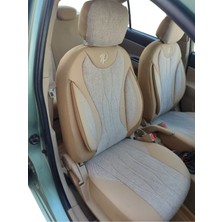 Prestij Oto Giyim Dünyası Hyundai Grandeur 2005-2011 Prestij Serisi Oto Koltuk Kılıfı / Bej